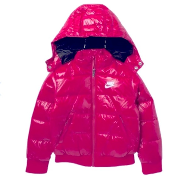 MWT NIKE Rush Quilted Puffer Hooded Jacket Coat